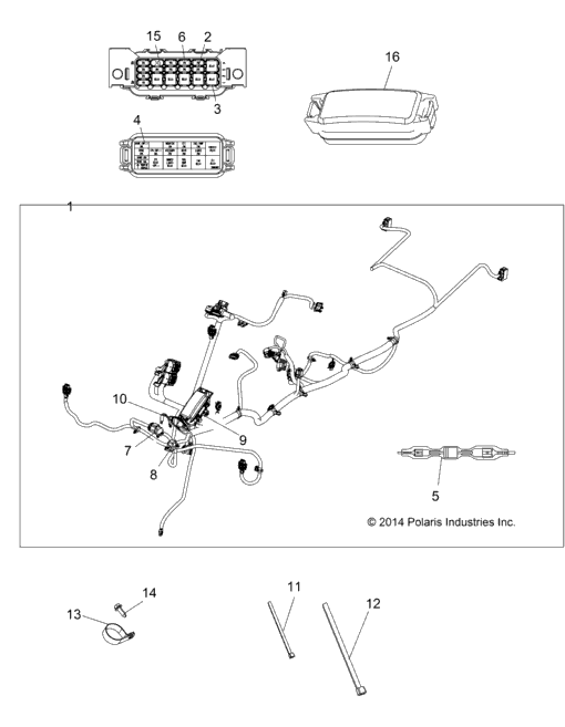 Electrical, Main Wire Harness