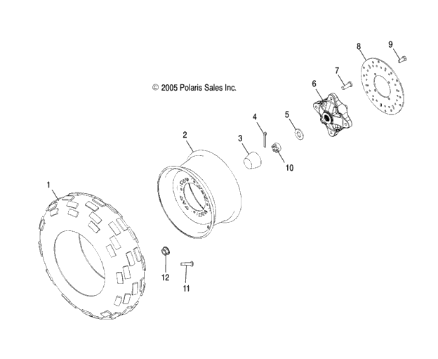 Wheels, Front Tire & Brake Disc