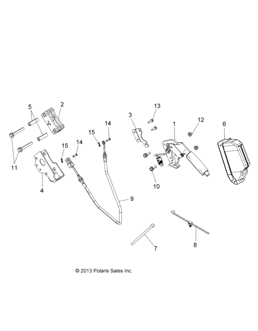 Brakes, Park Brake Lever Asm