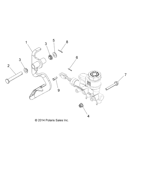 Brakes, Pedal And Master Cylinder Mounting