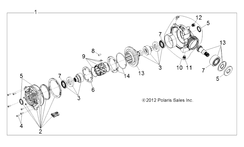 Drive Train, Front Gearcase Internals