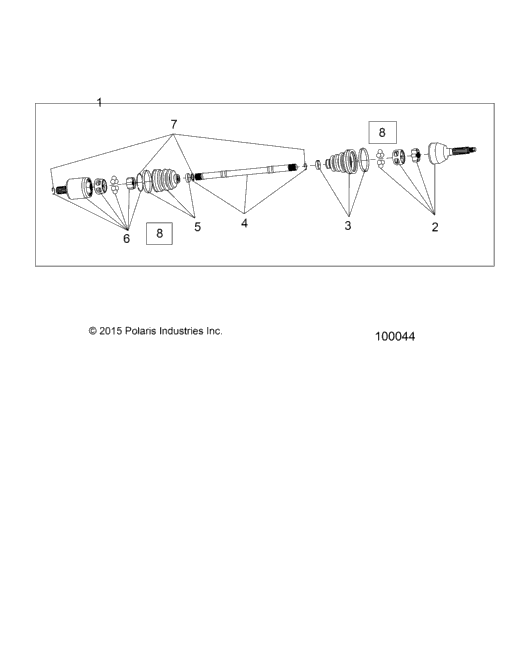 Drive Train, Front Half Shaft