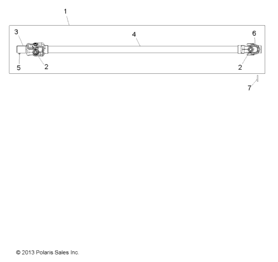 Drive Train, Front Prop Shaft