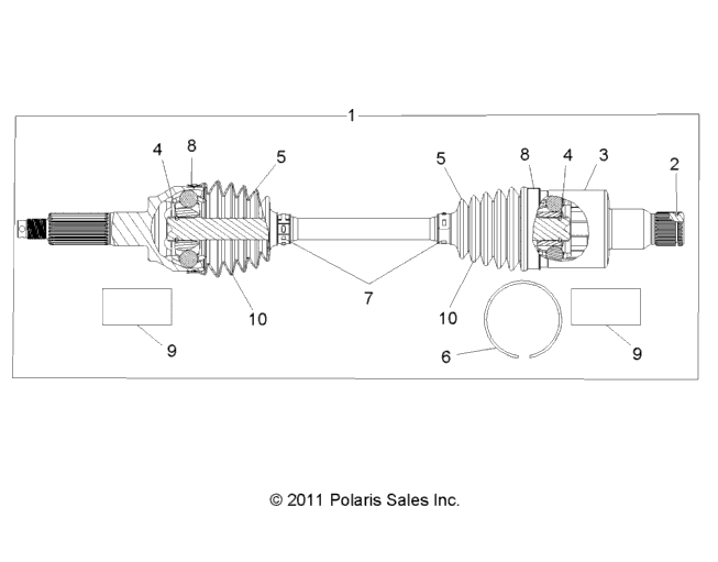 Drive Train, Rear Half Shaft