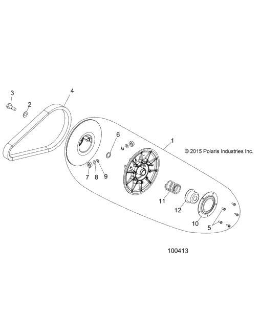 Drive Train, Secondary Clutch