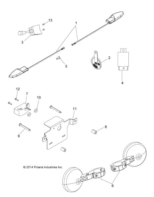 Electrical, Turn Signals, Horn And Mirrors