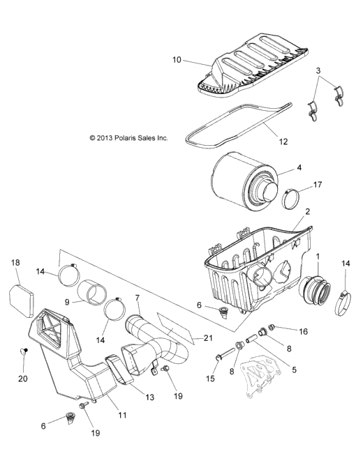 Engine, Air Intake System