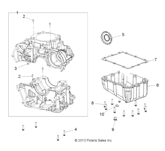 Engine, Crankcase And Oil Sump