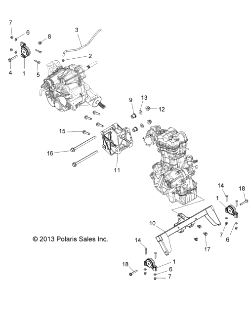 Engine, Engine And Transmission Mounting