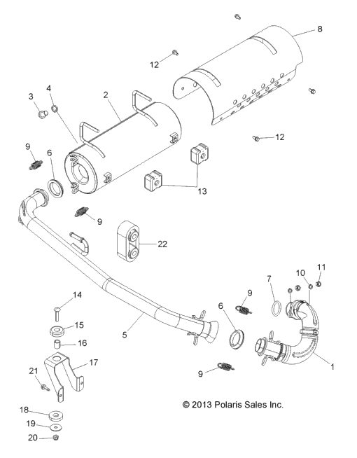 Engine, Exhaust System