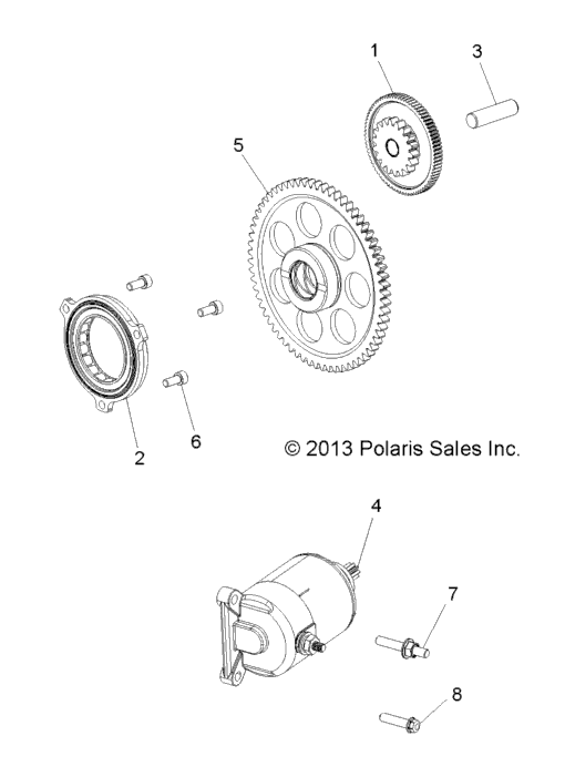 Engine, Starter Drive