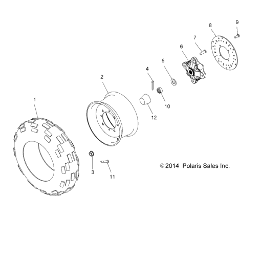 Wheels, Front Tire & Brake Disc