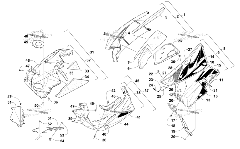 Skid Plate And Side Panel Assembly