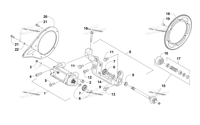 Starter Motor Assembly