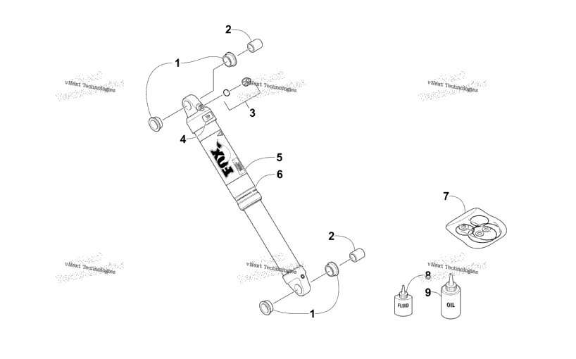 Front Suspension Shock Absorber