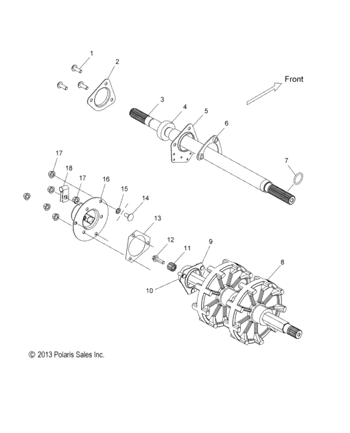 Drive Train, Jackshaft & Driveshaft