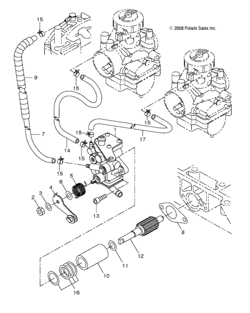 Engine, Oil Pump S16cebsl