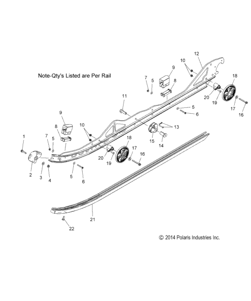 Suspension, Rail Mounting