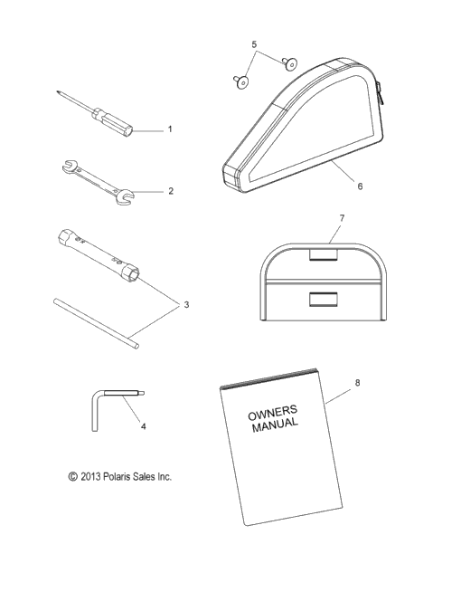 Tools, Tool Kit & Owners Manual