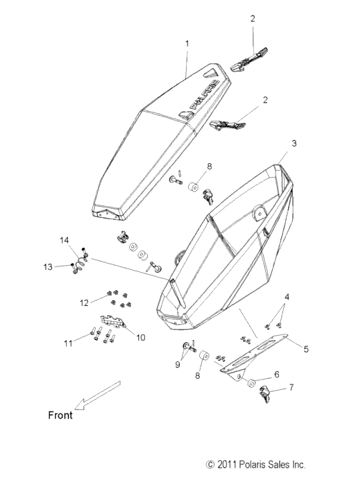 Body, Saddlebag, Snow Check Opt. S16da6