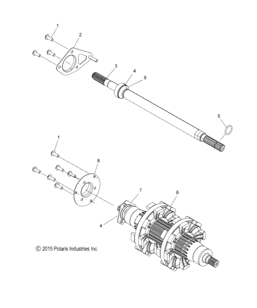 Drive Train, Jackshaft & Driveshaft All Options