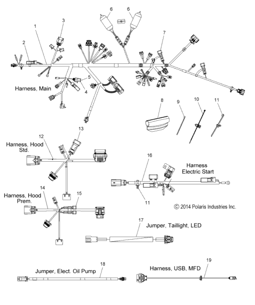 Electrical, Wire Harness All Options