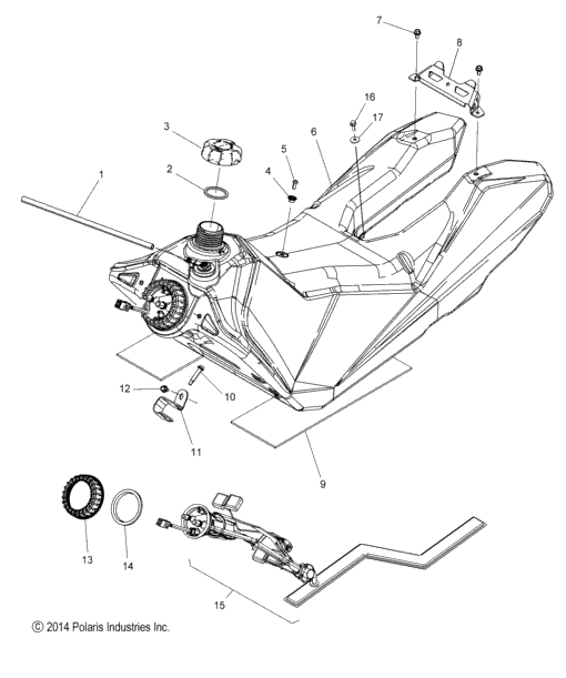 Fuel System, Fuel Tank Asm. All Options