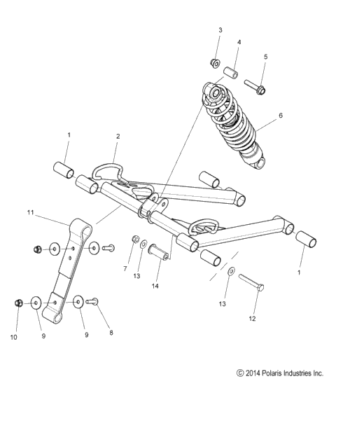 Suspension, Torque Arm, Front All Options