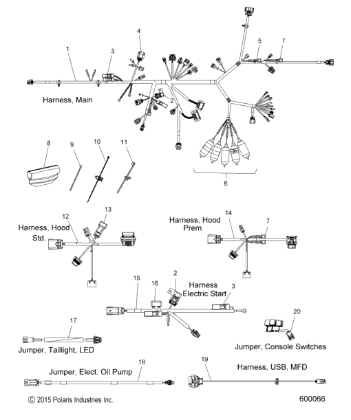 Electrical, Wire Harness All Options