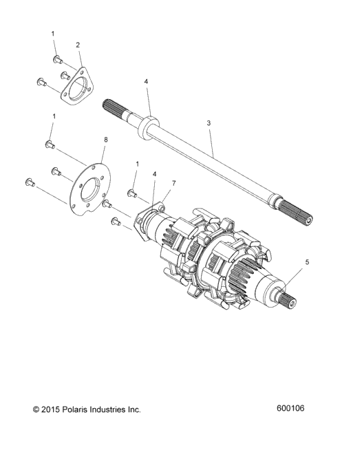 Drive Train, Jackshaft & Driveshaft All Options