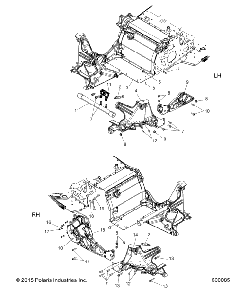 Chassis, Bulkhead Asm. All Options