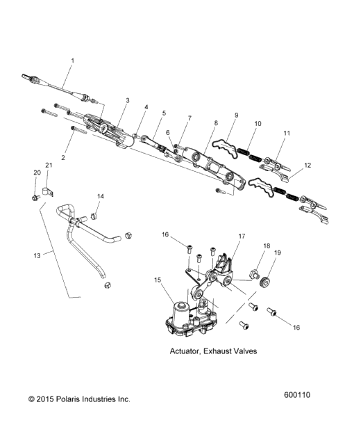 Engine, Exhaust Valve Asm. All Options