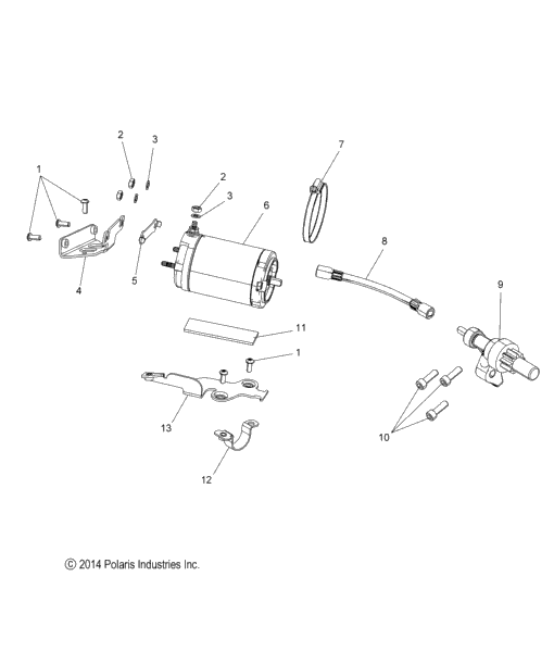 Engine, Starter Motor WE.S