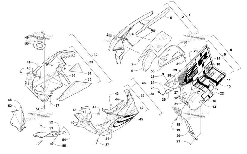 Skid Plate And Side Panel Assembly