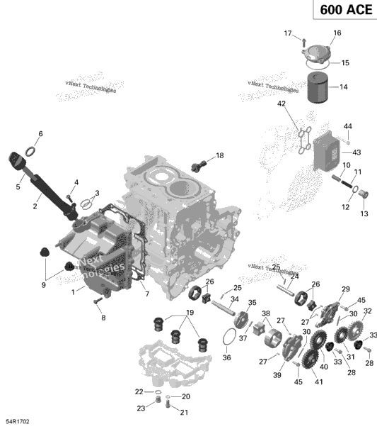 Engine Lubrication - 600 ACE