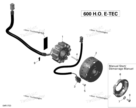 Magneto - 600HO E-TEC