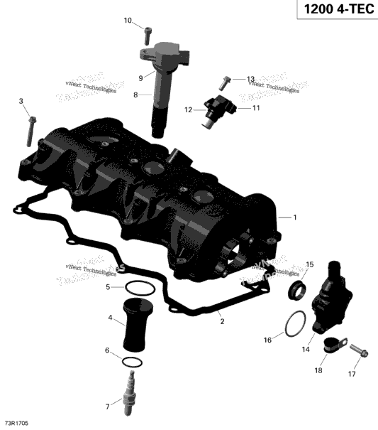 Valve Cover - 1200iTC 4-TEC