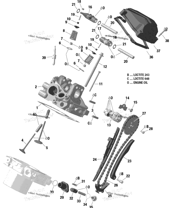 Cylinder Head, Rear