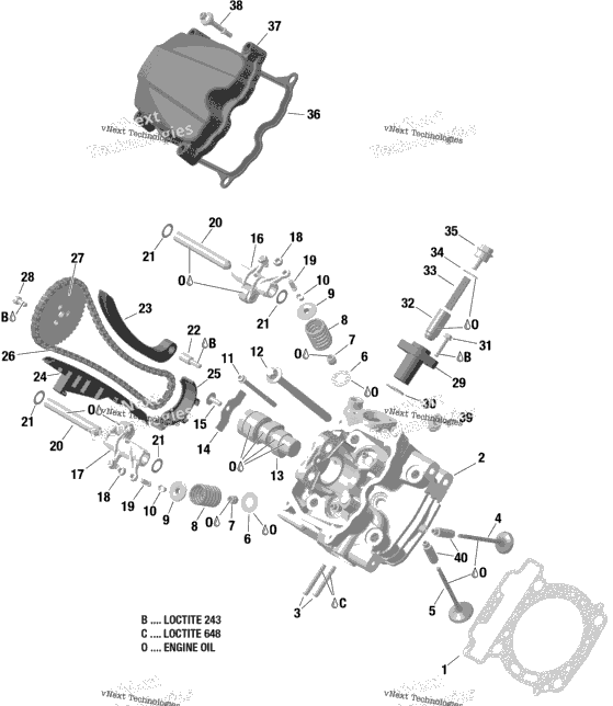 Cylinder Head, Front