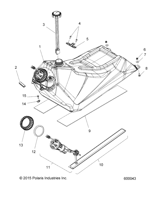 Fuel System, Fuel Tank Asm