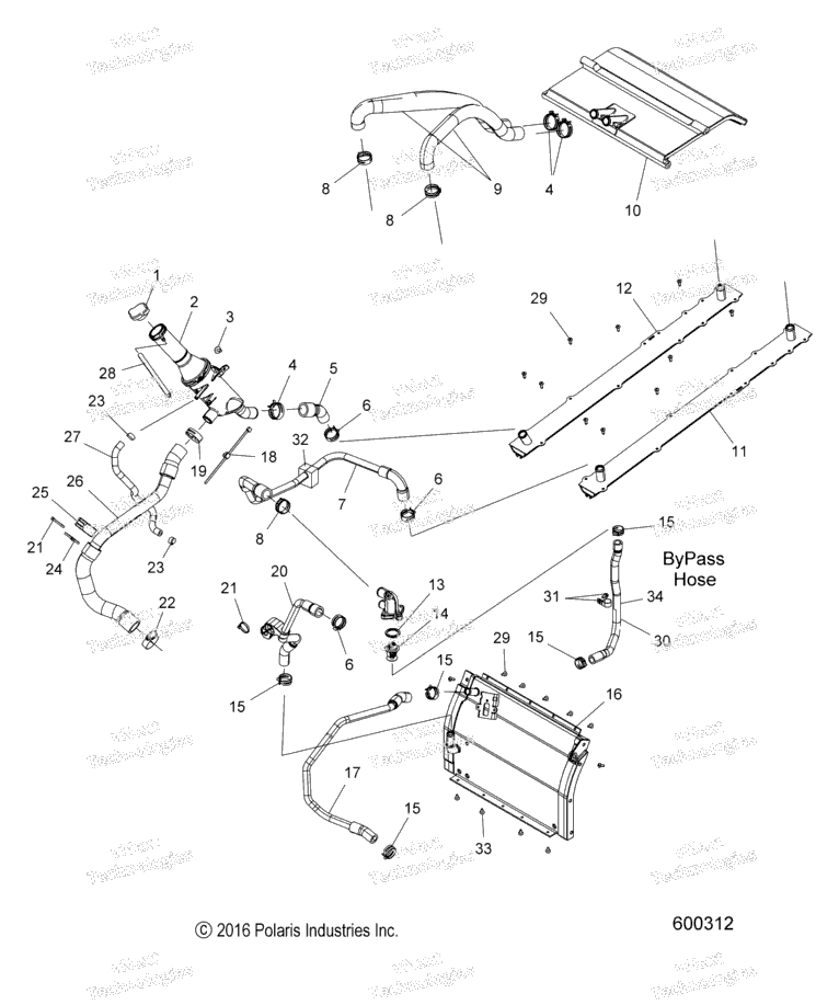 Engine, Cooling System S19ddh6 All Options