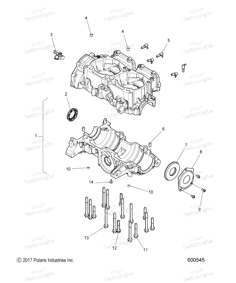 Engine, Crankcase All Options