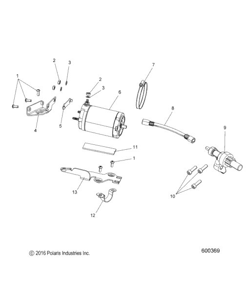 Engine, Starter Motor S19eft8ps E.S. Option