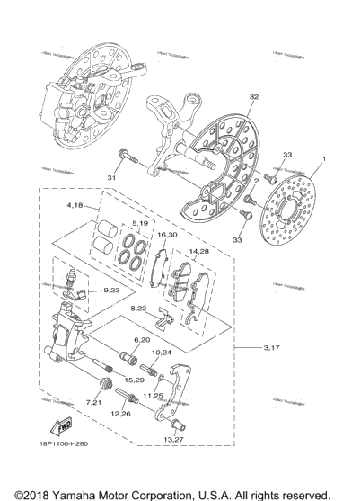 Front Brake Caliper