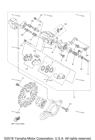 Rear Brake Caliper